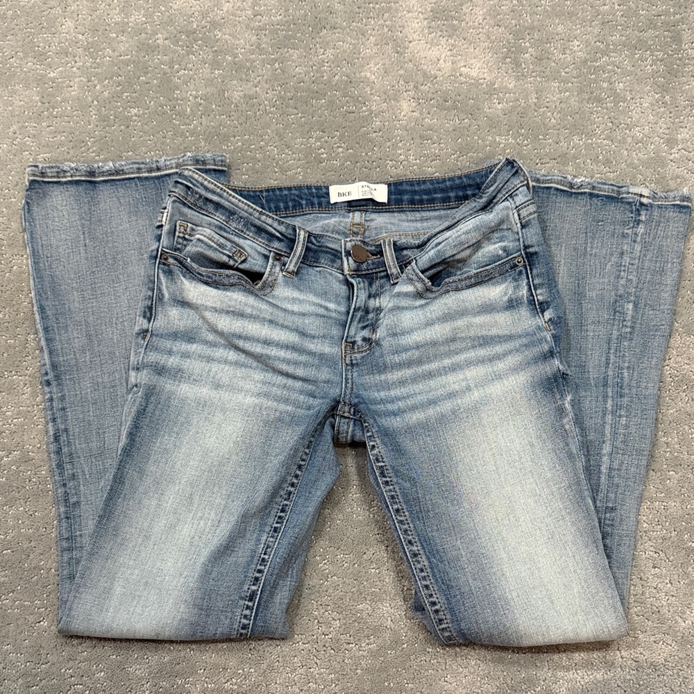 BKE Women's Light Blue Boot Cut Jeans
